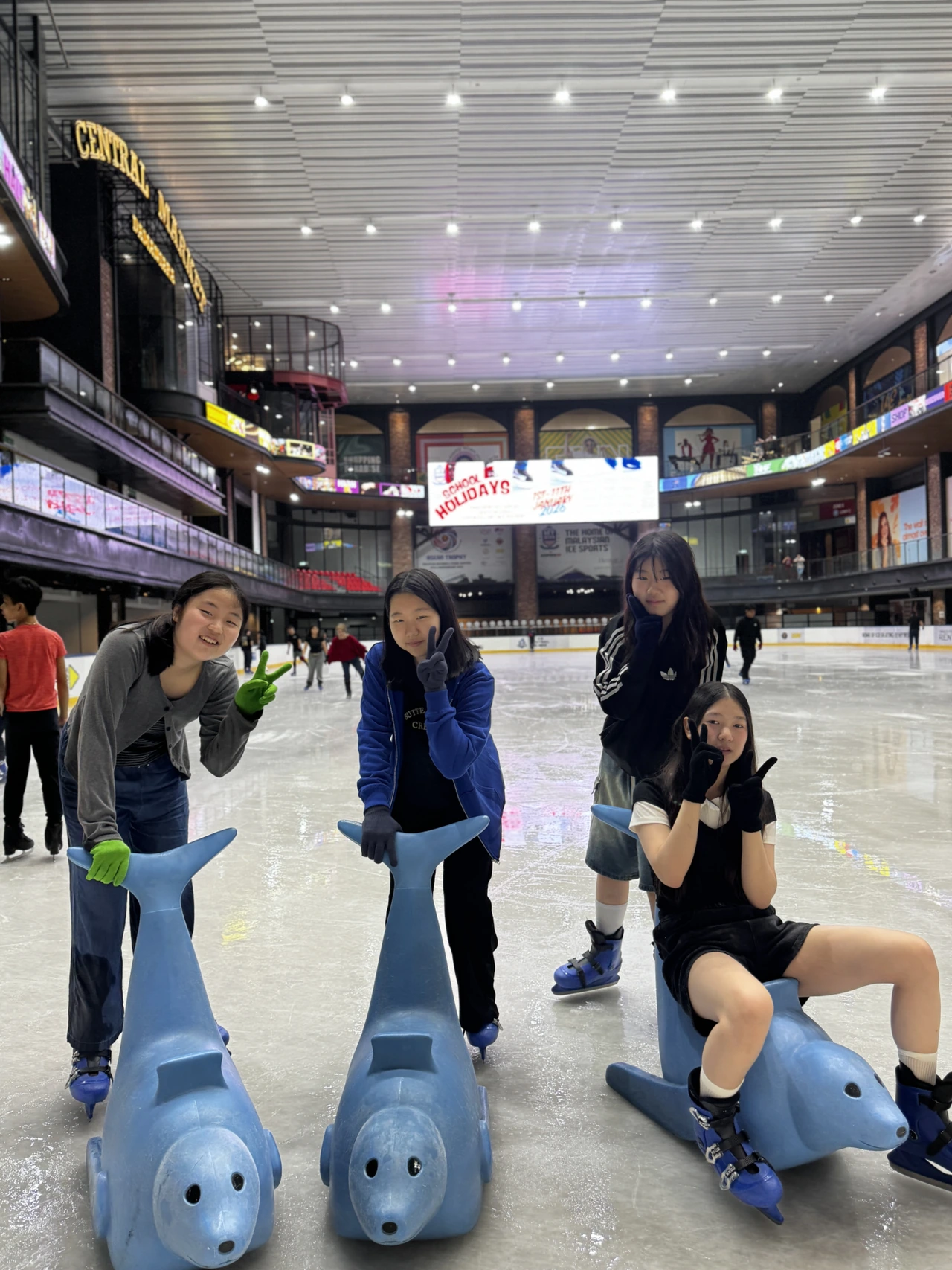 아이스 스케이트 캠프 활동 사진